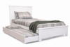 Australian made king single bed with single trundle, made in Ballarat, featuring Maxilock bed fitting and 5 year structural warranty