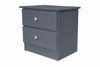 White Rabbit 2 Drawer Bedside Guild Grey – Made in Ballarat Victoria Australia – 5 Year Structural Warranty