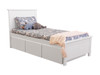 White Rabbit High Single Bed with 3 Storage drawers