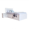 QUOKKA High King Single Bed with 3 Large Storage Drawers