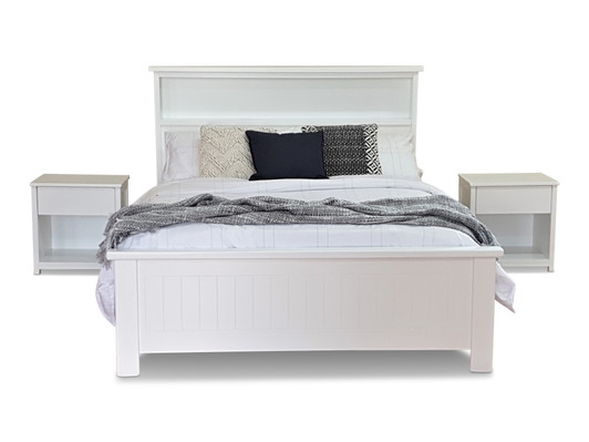BOOKWORM Double Bed with 2 APOLLO Bedsides