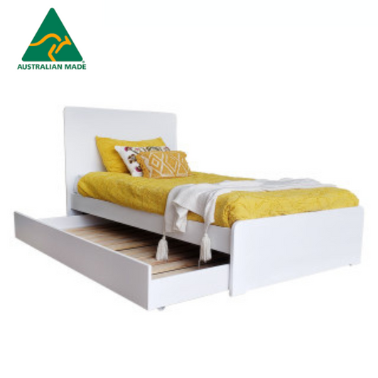 Quokka King single bed with single trundle. Made in Australia. Made in Ballarat