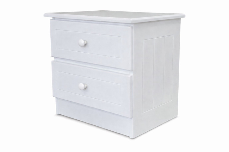 WHITE RABBIT 2 Drawer Bedside