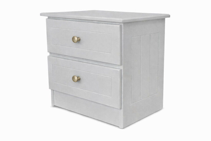White Rabbit 2 Drawer Bedside Grey Pail – Made in Ballarat Victoria Australia – 5 Year Structural Warranty