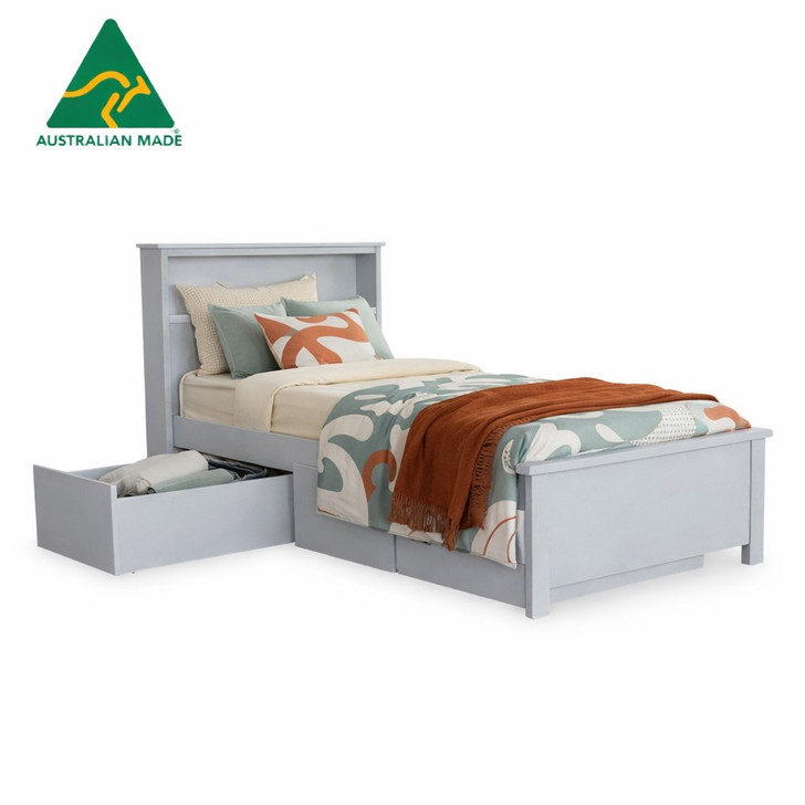 BOOKWORM High Single Bed with 3 Jumbo Drawers