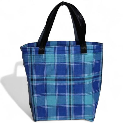 Blue and Blue Shopping Bag