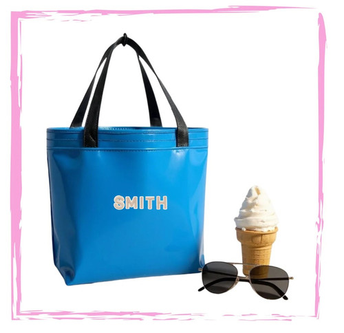 Shopping Bags - PVC  - STANDARD COLOURS - NO EMBROIDERY (27cm L x 20cm D x 33cm H)