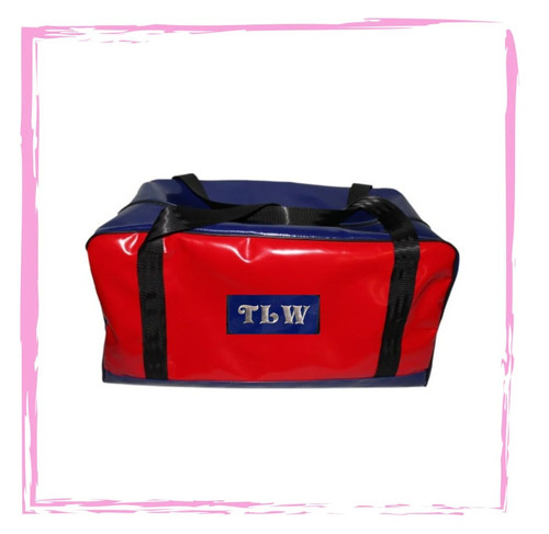 Overnight Bag - CUSTOM - MONOGRAM - PVC - ZIP COVER - STANDARD COLOURS (60cm L X 29cm W X 29cm H)