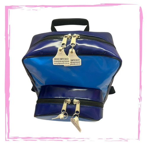 Backpack -  PVC - STANDARD COLOURS - NO EMBROIDERY  (27cm W x 42cm H)