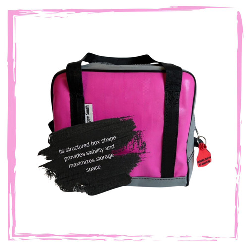 Box Bag Wet Pack - STANDARD COLOURS - BLUE OR PINK (27cm L x 20cm H x 17cm W)