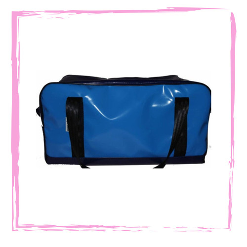 Overnight Bag - PVC - STANDARD COLOURS - PLAIN TOP - NO EMBROIDERY (60cm L X 29cm W X 29cm H)