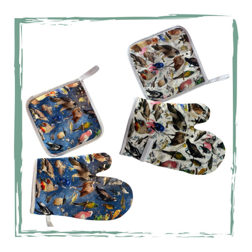 Oven Mits and Heat Mat