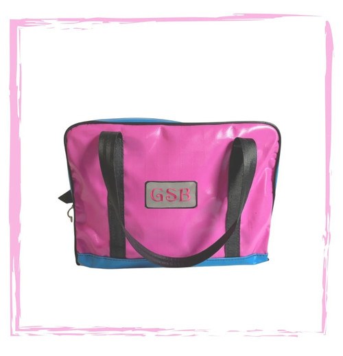 Saddle Gear Bag - SINGLE - CUSTOM - MONOGRAM - PLAIN TOP (60cm L x 37cm W x 41cm H)