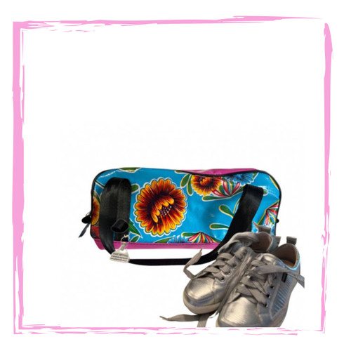 Shampoo Bag - OILCLOTH - STANDARD COLOURS - NO EMBROIDERY (32cm L x 15cm H x 17cm W )