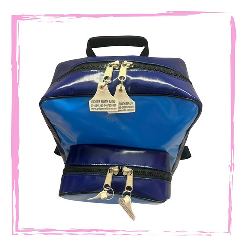 Backpack - PVC - STANDARD COLOURS - NO EMBROIDERY (27cm W x 42cm H)