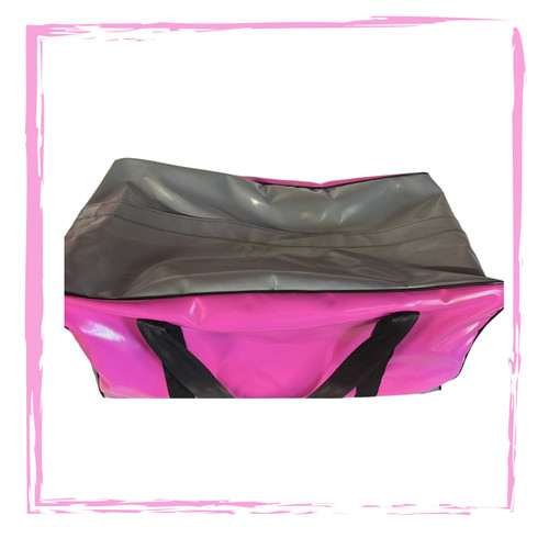 Overnight Bag - PVC - STANDARD COLOURS - ZIP COVER - NO EMBRODIERY (60cm L X 29cm W X 29cm H)