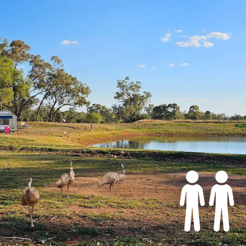Unpowered - Dam Site - 2 Adults (Limited Sites)