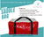 Medium Saddle Bag   -Big Gear Bag Zip Cover Top - CUSTOM (80cm L X 40cm W X 43cm H)