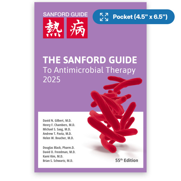 The Sanford Guide to Antimicrobial Therapy 2025 Pocket Edition