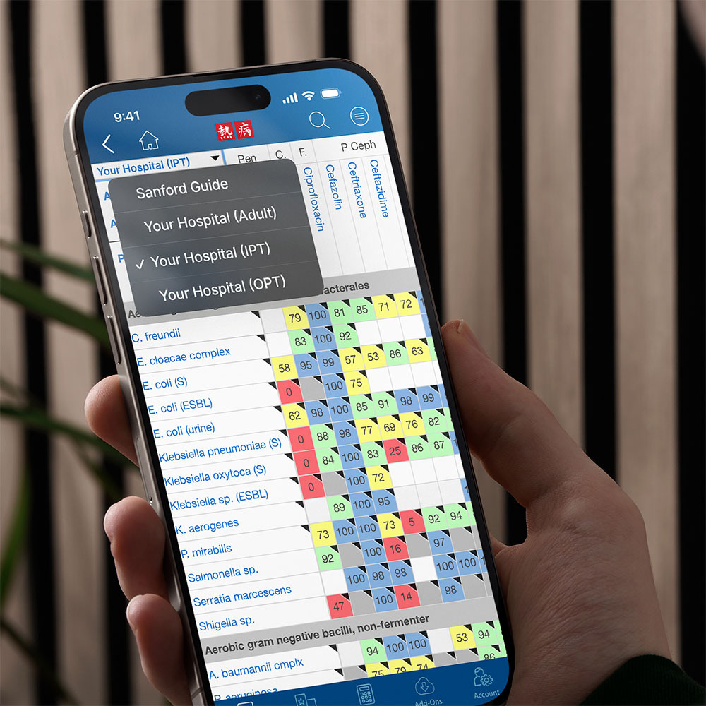 Stewardship Assist guidelines inside the Sanford Guide app