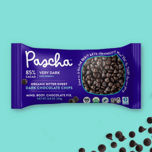 Very Dark Chocolate Chips from Pascha Chocolate Co Very Dark Chocolate Chips from Pascha Chocolate Co