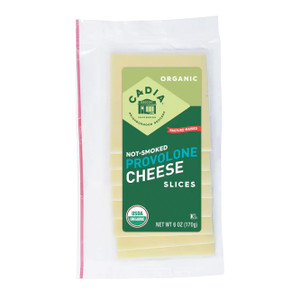 Organic Provolone Cheese Slices Organic Provolone Cheese Slices