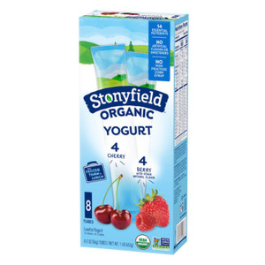 Lowfat Yogurt Tubes Cherry - 8 x 2oz Lowfat Yogurt Tubes Cherry - 8 x 2oz