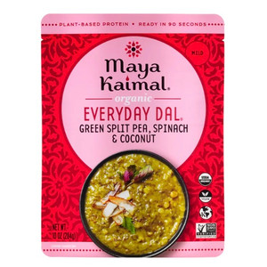 Green Split Pea, Spinach & Coconut Organic Everyday Dal - 10oz Green Split Pea, Spinach & Coconut Organic Everyday Dal - 10oz