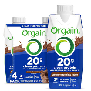 Clean Protein Shake - Creamy Chocolate Fudge 4pk - 11fl oz ea Clean Protein Shake - Creamy Chocolate Fudge 4pk - 11fl oz ea