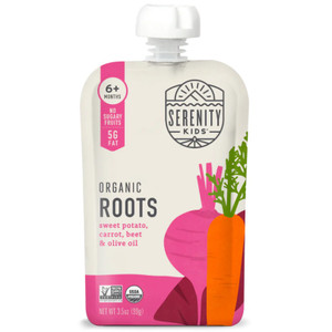 Organic Roots Baby Food Pouch w/Sweet Potato Carrots + Beets - 3.5oz