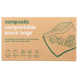 Snack Bags - Home Compostable - 25 pack Snack Bags - Home Compostable - 25 pack