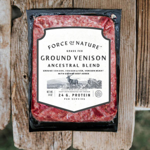 Ground Venison Ancesteral Blend - 14oz Ground Venison Ancesteral Blend - 14oz