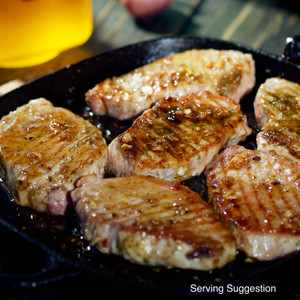 Apple Brown Sugar Marinated Pork Chops - Ave 1.1lb Apple Brown Sugar Marinated Pork Chops - Ave 1.1lb