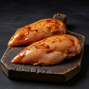 BBQ marinated chicken breasts