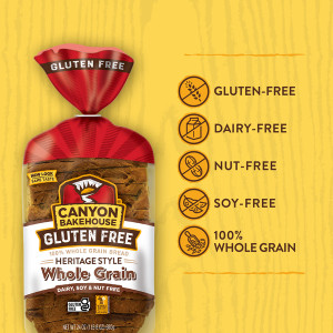Gluten-Free Heritage Whole Grain Thick Sliced Bread - 24oz Gluten-Free Heritage Whole Grain Thick Sliced Bread - 24oz