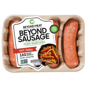 Plant-Based Hot Italian Sausage 4ct - 14oz Plant-Based Hot Italian Sausage 4ct - 14oz