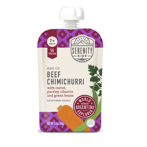 Beef Chimichurri Baby Food Pouch - 3.5oz Beef Chimichurri Baby Food Pouch - 3.5oz