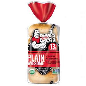 Plain Awesome Organic Bagels - 16.75oz