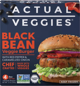 Black Bean Veggie Burger 4ct - 12oz