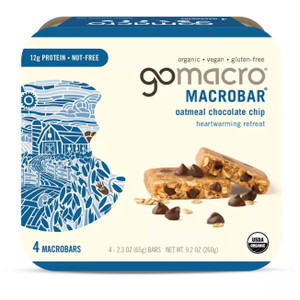 Oatmeal Chocolate Chip MacroBar 4pk - 9.2oz Oatmeal Chocolate Chip MacroBar 4pk - 9.2oz