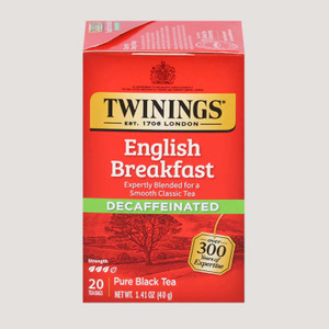 English Breakfast Tea Decaffeinated - 20ct English Breakfast Tea Decaffeinated - 20ct
