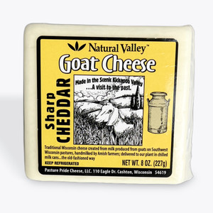 Goat Cheese Sharp Cheddar - 8oz Goat Cheese Sharp Cheddar - 8oz