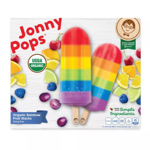 Frozen Rainbow Fruit Stacks Water Pop 8ct - 14.8oz Frozen Rainbow Fruit Stacks Water Pop 8ct - 14.8oz