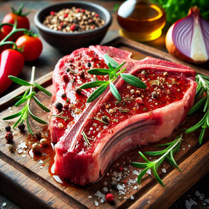 Sun Kissed Herb & Spice  Lamb Porterhouse Chop- Avg. 8 oz Sun Kissed Herb & Spice  Lamb Porterhouse Chop- Avg. 8 oz