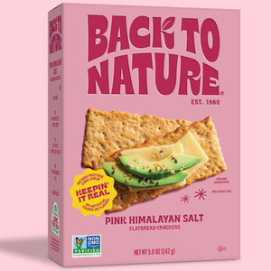 Pink Himalayan Salt Flatbread Crackers - 5oz