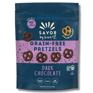 Gluten-Free Dark Chocolate Pretzel Twists - 3.5oz