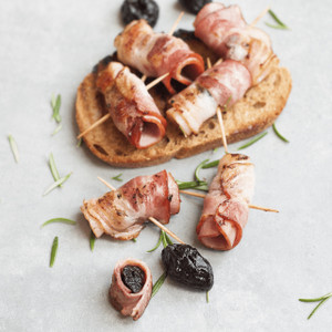 Herb Bacon Wrapped Dates