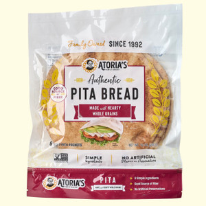 Whole Grain Pita Bread - 12oz
