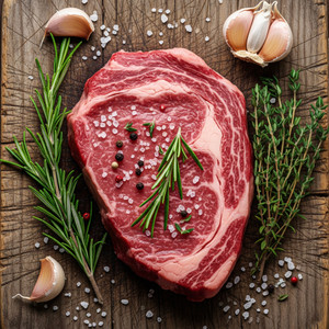 Grass-Fed Beef Ribeye Steak - Ave 13oz