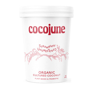 Unsweetened Strawberry Cultured Coconut Yogurt - 16oz